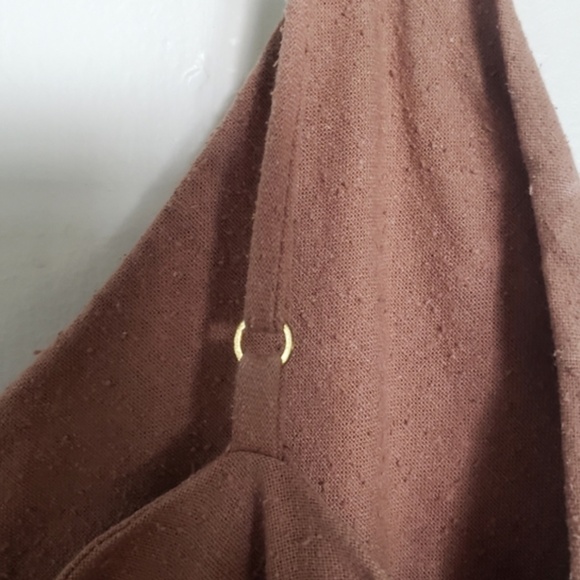 Ozma of California tan/pink silk noil cami - Picture 5 of 7